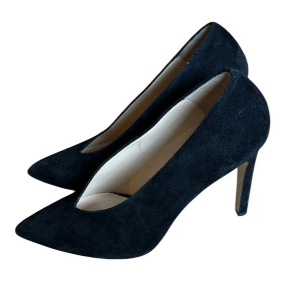 M. Gemi Women's Black Suede Upper Heels Size 37.5